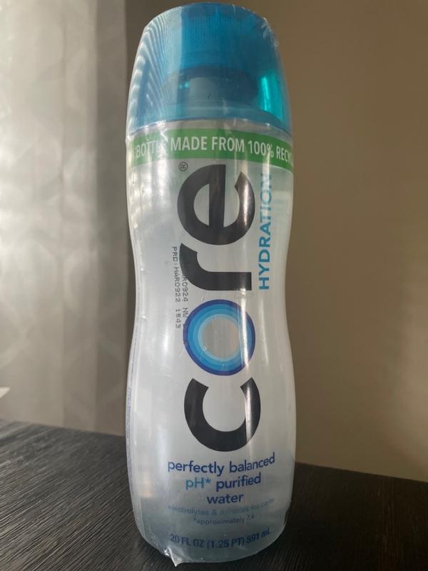 CORE Hydration Purified Water, Sport Cap, 23.9 fl oz, 15 ct