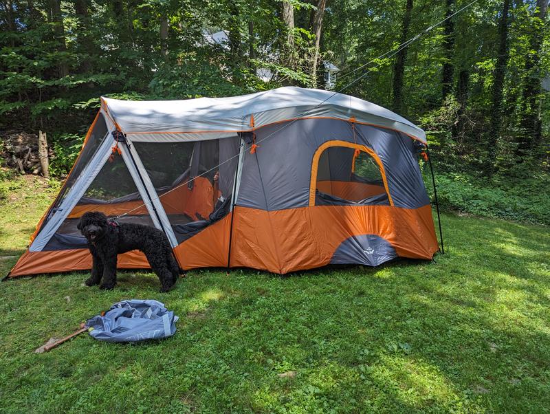 Core Equipment, 11-Person Cabin Tent with Screen Room - Zola