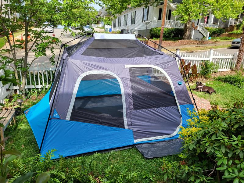 6 Person Lighted Instant Cabin Tent 11’ x 9’