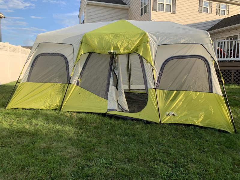 CORE 10-Person Lighted Instant Cabin Tent from Costco: Take Down 