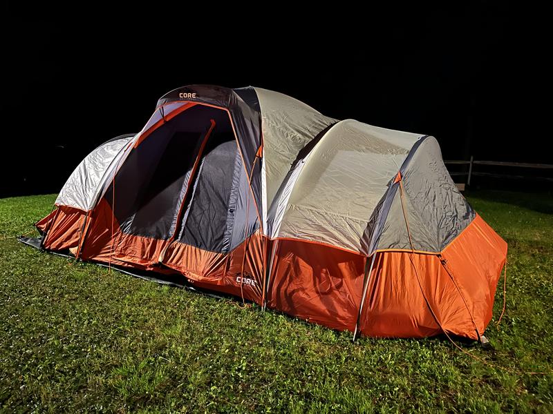 11 Person Extended Dome Tent 18' x 9' – Core Equipment