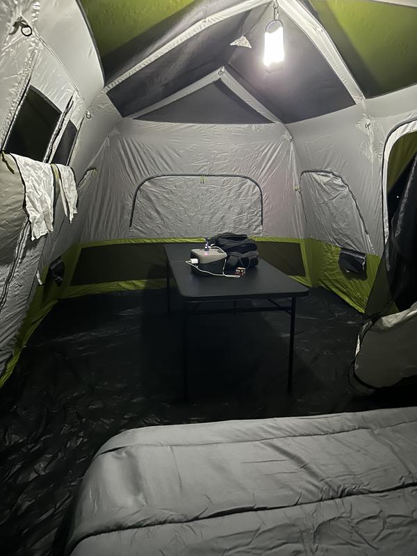 CORE 12-person Instant Cabin Tent with Built-In LED Lighting