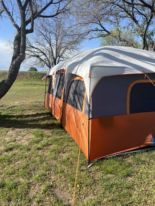 Core 12 Person Extra Large Straight Wall Cabin Tent - 16' x 11' Opinion