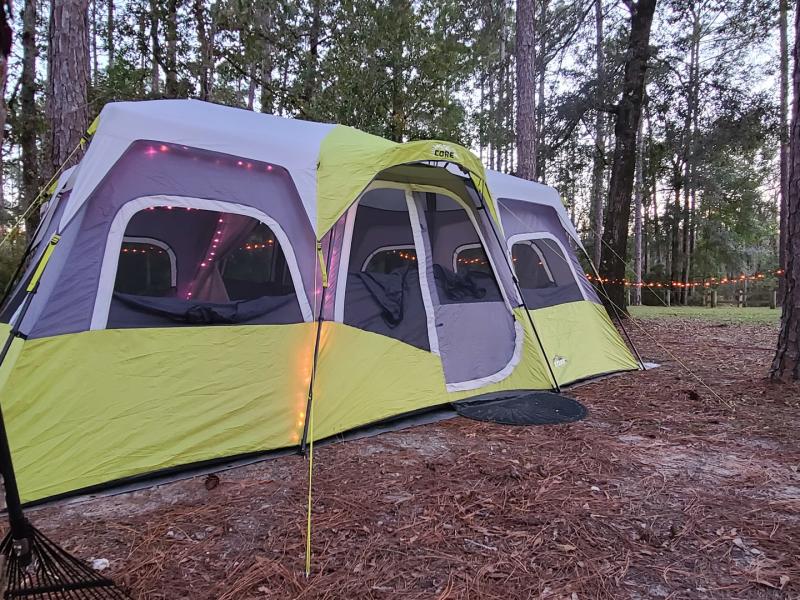 10 Person Instant Cabin Tent with Screen Room Rainfly