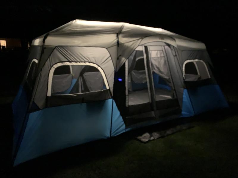 CORE 12 Person Instant Cabin Tent with LED Lights