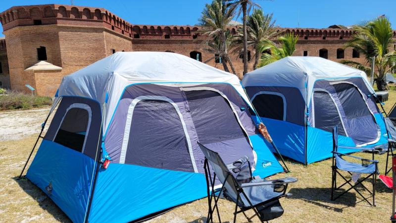 CORE 6 Person Lighted Blockout Tent with Full Rainfly