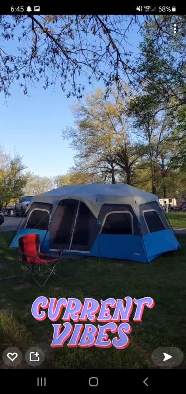 CORE Equipment 10 Person Lighted Instant Cabin Tent with Awning ADO  #:CST-10220 Used Once .Price is Firm. for Sale in Arcadia, CA - OfferUp