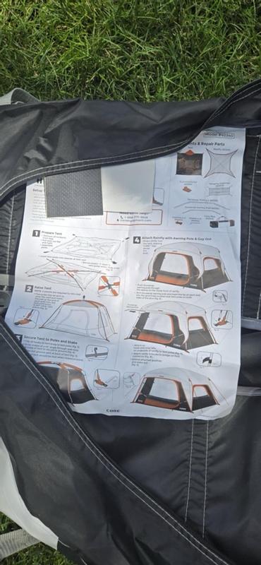 6 Person Dome Blockout Tent 10' x 9' – Core Equipment