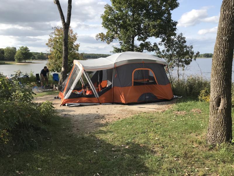 11 Person Cabin Tent with Screen Room 17' x 12