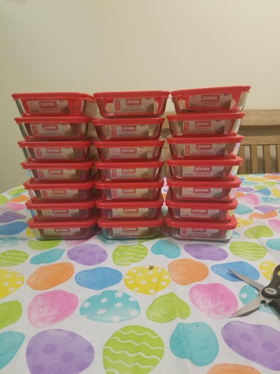 Pyrex® Storage Plus 3Cup Rectangular Glass Bowl with Cover Bed Bath