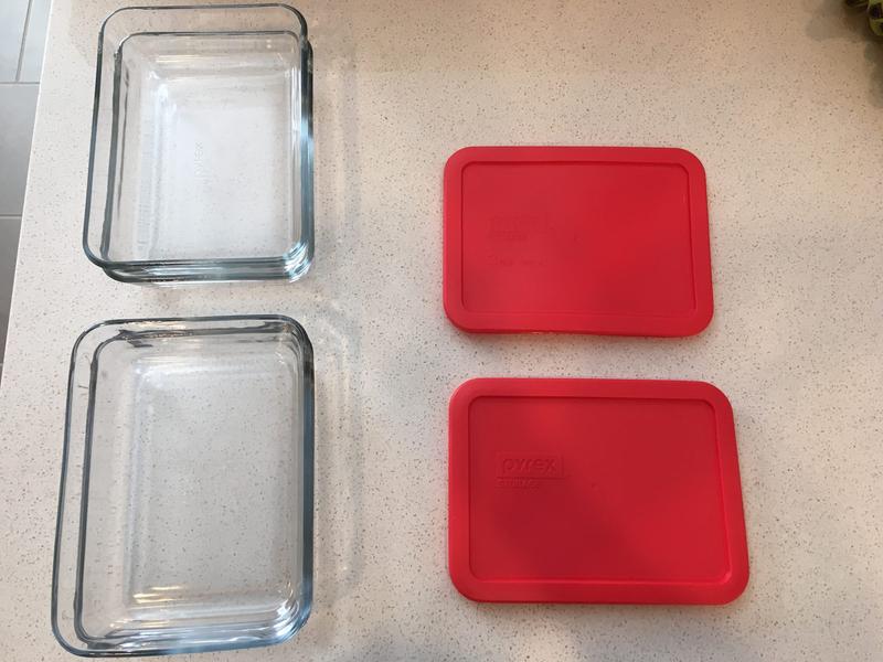 Pyrex® Storage Plus 3Cup Rectangular Glass Bowl with Cover Bed Bath