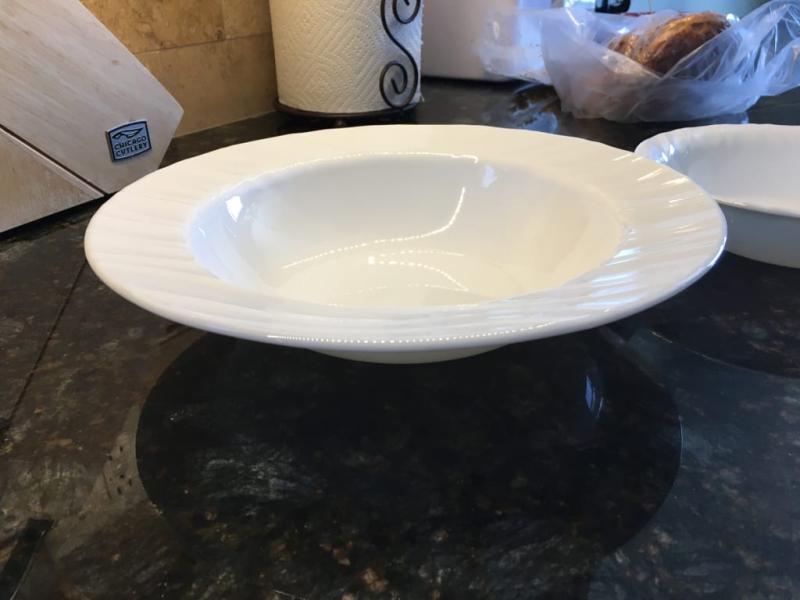 Corelle® Boutique Swept 28 oz. Entree Bowl in White Bed Bath & Beyond