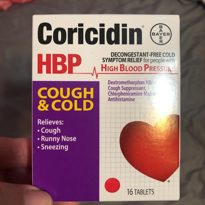 Coricidin® HBP 16Count Cough & Cold Tablets Bed Bath & Beyond