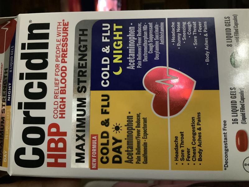 Maximum Strength Cold & Flu Day & Night | Coricidin® HBP