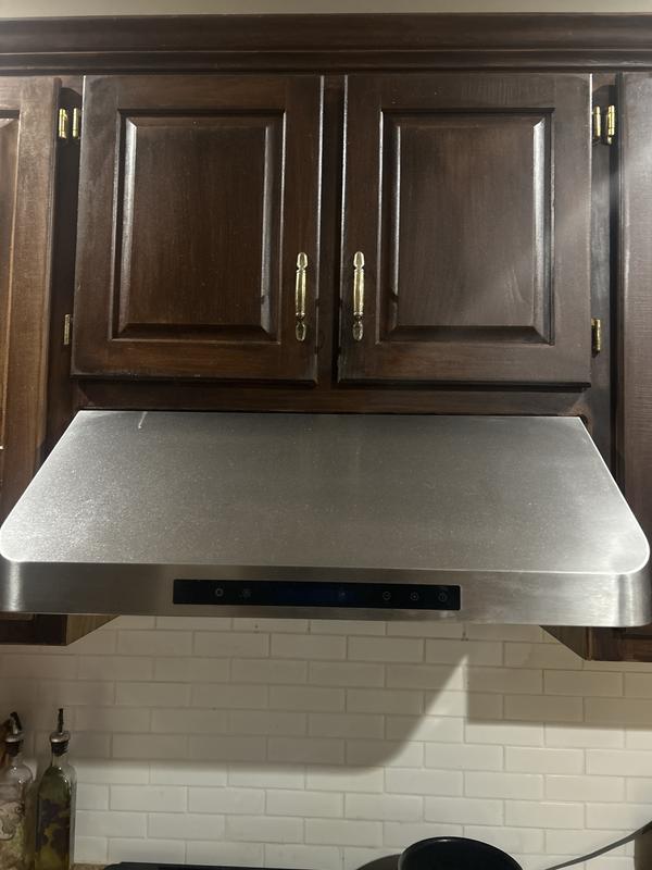 COS-QB75, 30″ Under Cabinet Stainless Steel Range Hood with Push Button  Controls