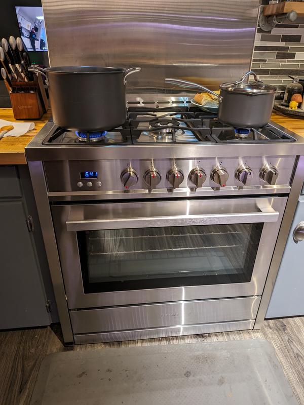 Cosmo 36 in 5 Burners 3.8 cu ft Freestanding Natural Gas Range