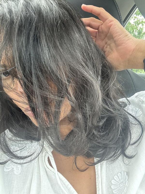 Customer photo for "Love left my hair shine"