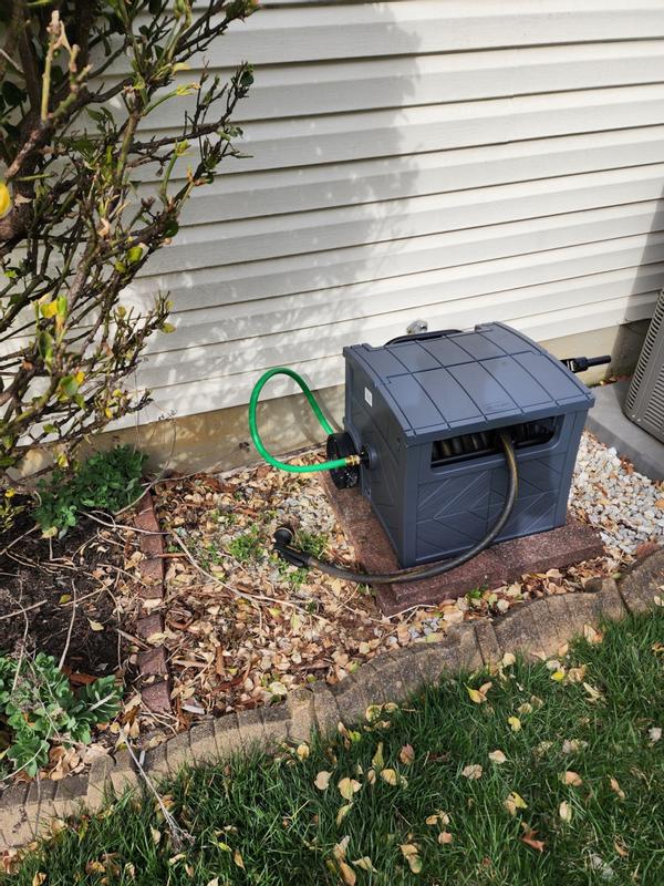 Suncast Smart Tube Hose Hideaway with Brass Connections | Costco