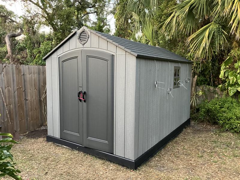 Lifetime Resin Outdoor 8' x 12.5' Storage Shed | Costco
