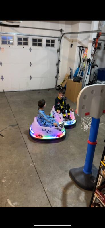 Flybar 12V Ride-on GLOW Bumper Car | Costco Flybar 12V Ride-on GLOW Bumper Car | Costco