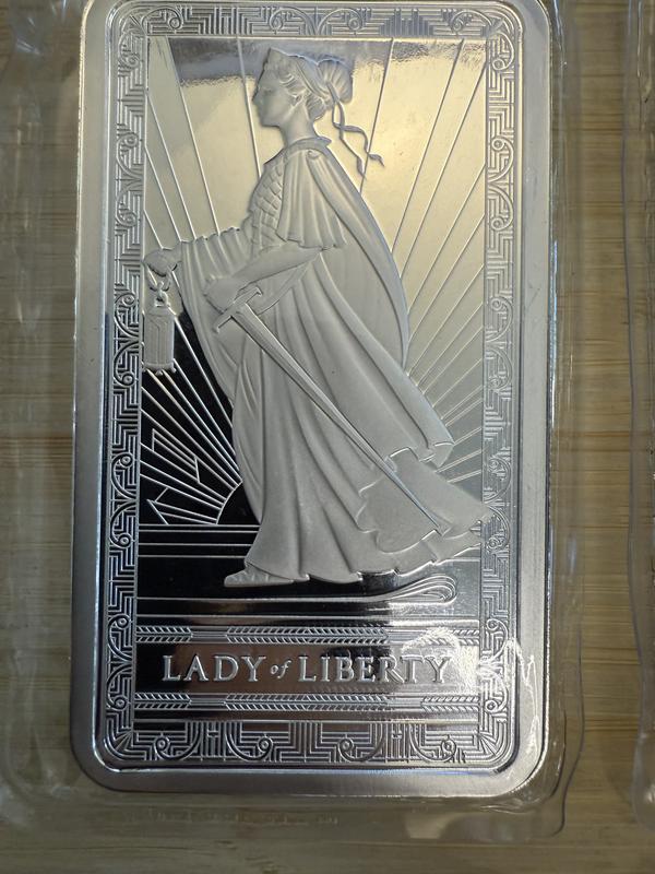 10 oz Silver Bar PAMP Lady of Liberty | Costco