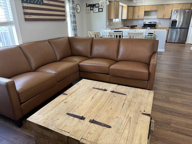 West Park Leather Sofa Costco