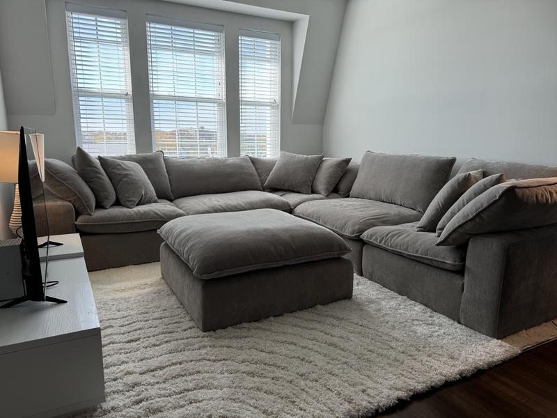 Grey couch costco sales