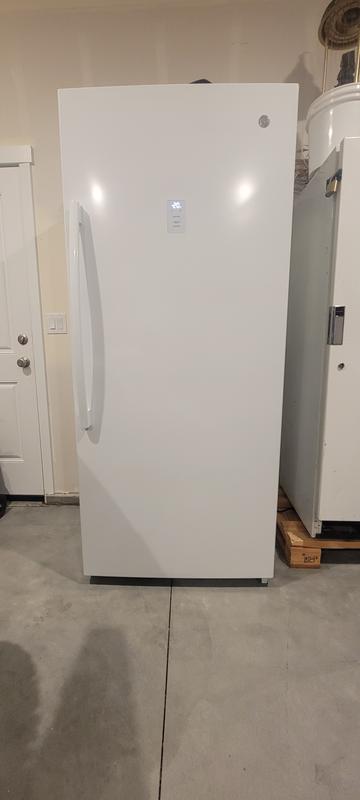 GE 21.3 cu. ft. Garage Ready Upright Freezer with Turbo Freeze
