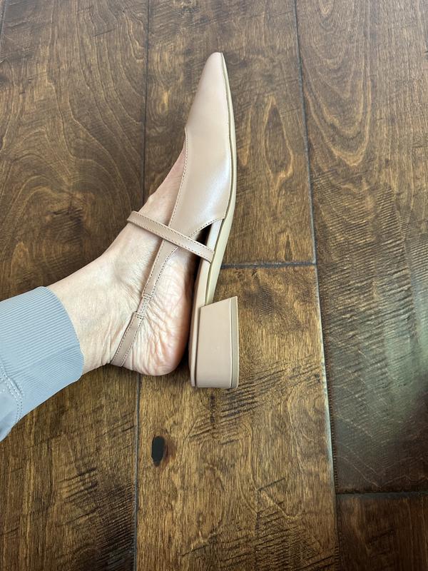 Steve Madden Women's Leather Slingback Flat | Costco