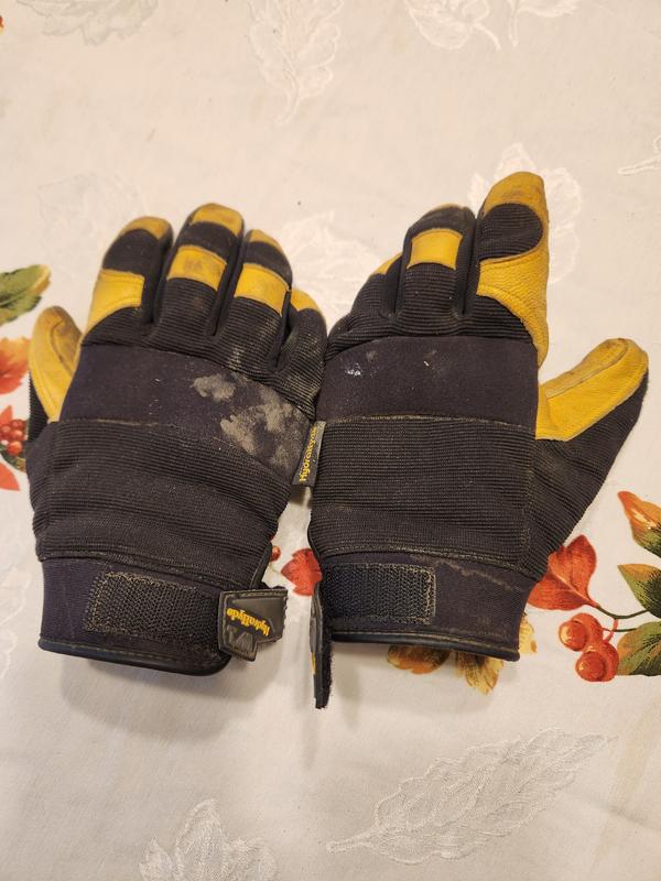 Wells Lamont Men's newest HydraHyde Leather Work Gloves, 6-pair, XL