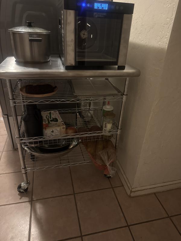 Seville Classics Stainless Steel Kitchen Cart Costco