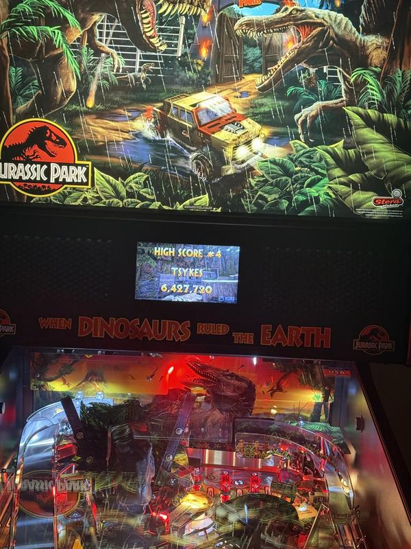 ジュラシックパーク ピンボール パネル アメリカ ジュラシックパーク ピンボール パネル アメリカ Stern Pinball