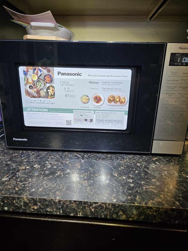Panasonic - Cocoa  Panasonic 1.6 cu. ft. Countertop Microwave Oven | Costco