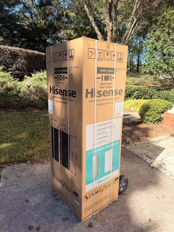 専用　　Hisense Hisense 10.2 cu. ft. Garage Ready Frost Free Convertible Upright