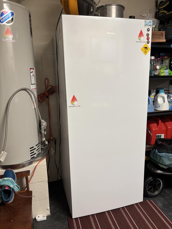 Hisense 21.2 cu. ft. Garage Ready Frost Free Convertible Upright