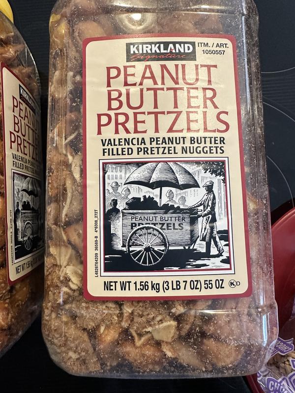 Kirkland Signature Peanut Butter Filled Pretzel Nuggets, 55 oz | Costco