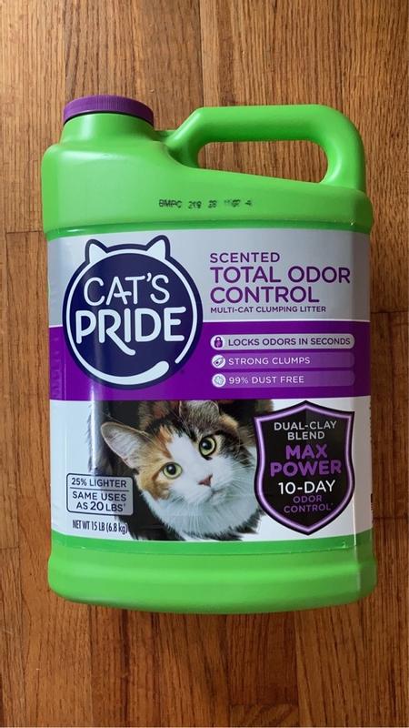 Powerful Clean Paws Cat Litter - 10-Day Odor Control, 99% Dust-Free - 2  Pack