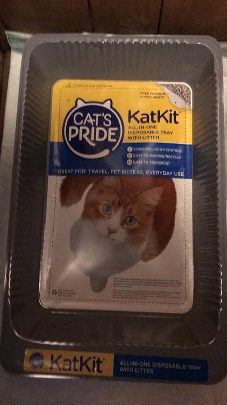Cat's Pride KatKit All-In-One Disposable Tray Pre-filled with