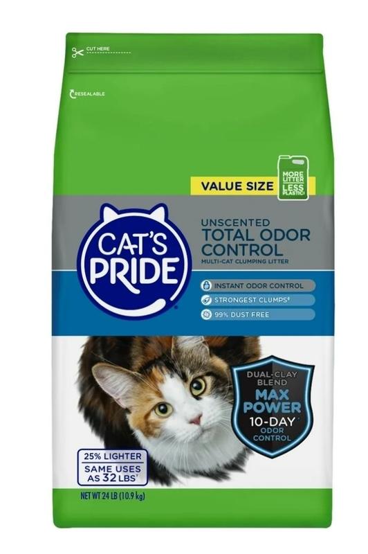 Max Power: Total Odor Control Unscented Cat's Pride