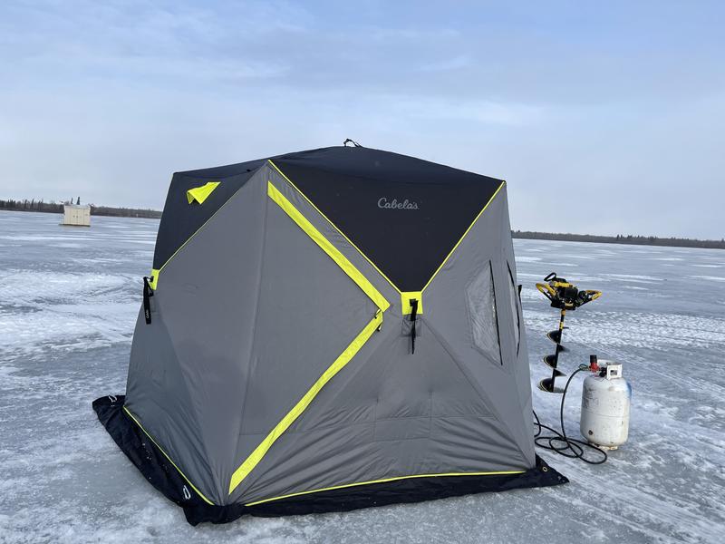 Otter Pro Universal Light Kit Install on Cabela's Pop Up Shelter