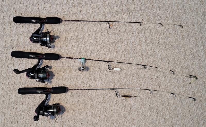 Ugly Stik GX2 Ice Fishing Rod and Reel Combo