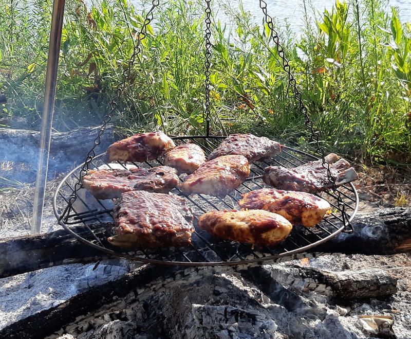 Cabela's shop campfire grill