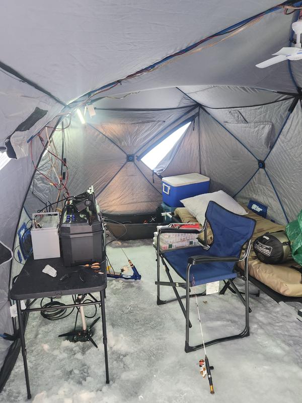 Otter Outdoors - Vortex Monster Lodge Hub - Ice Fishing Shanty - Full  Thermal Everything Included!! 