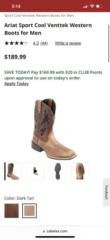 Ariat hot sale venttek review