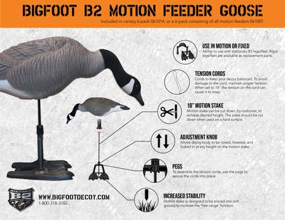 Big foot b2 full-body discount canada goose decoy packs