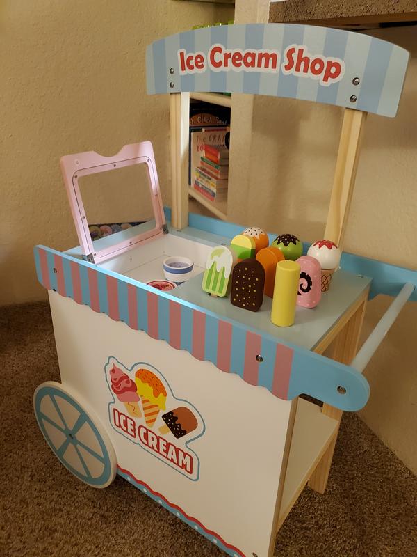 Bass Pro Shops Wooden Ice Cream Cart Set for Kids