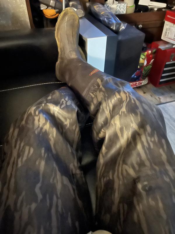 Camouflage hip clearance boots