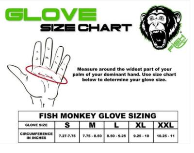 Fish Monkey Wooly Wool Half Finger Gloves