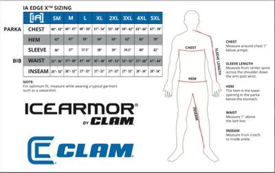 IceArmor by Clam EdgeX Bib for Men