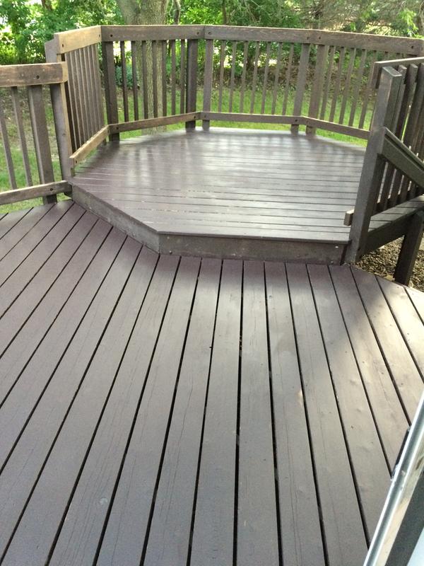 Solid deck deals stain